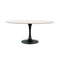 Aspen Oval Dining Table with Metal Base - White Wash