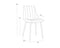 Drew Dining Chair - Black - Bravo Cognac