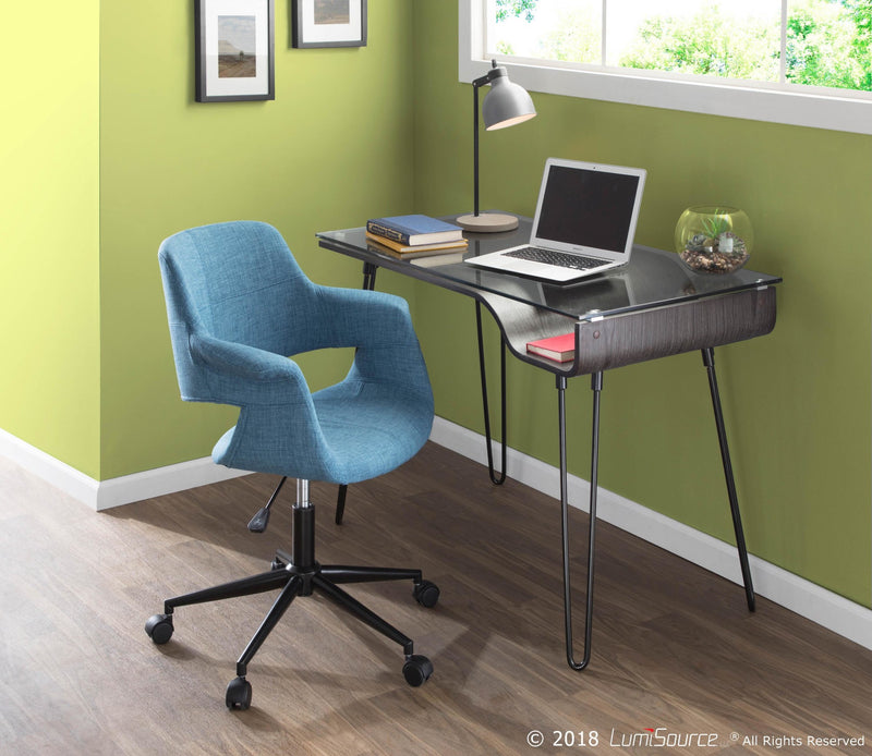 Vintage flair on sale office chair