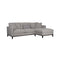 Burbank Right Sectional Sofa - Grey