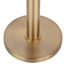 Trophy Floor Lamp - Antique Brass, Black Linen