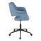 Vintage Flair Office Chair - Black, Blue