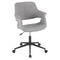 Vintage Flair Office Chair - Black, Grey